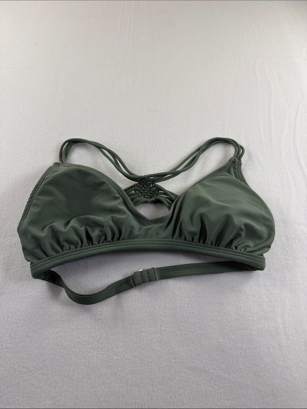 Olive Green Strappy Bikini Swim 304
